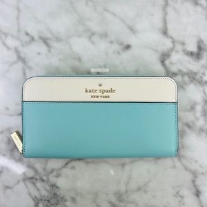 Kate Spade Staci Colorblock Large Continental Wallet In Poolside Multi
